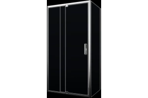 Душевой уголок Wasserkraft Berkel 130x100 профиль хром стекло прозрачное - 2