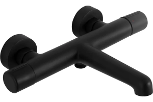 Смеситель для ванны с душем BelBagno Uno черный матовый (UNO-VASM-NERO)