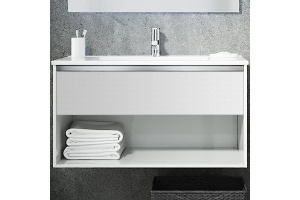 Комплект мебели Sanvit Контур 70 белый глянец - 2