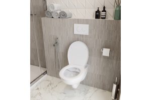 Унитаз подвесной DIWO Анапа безободковый - 3