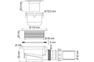 Сифон для поддона Wasserkraft белый - 2