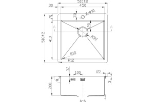 Мойка кухонная Zorg Inox PVD 5151 grafit - 2