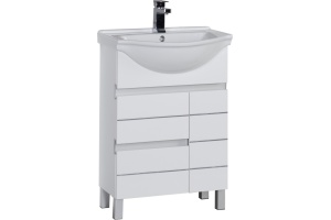 Мебель для ванной Aquanet Доминика 60 белая