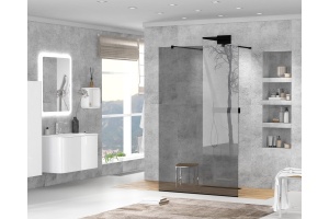 Душевая перегородка Cezares Liberta-L-2-120-GR-NERO - 2