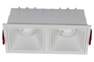 Встраиваемый светильник Maytoni Alfa DL043-02-15W4K-D-SQ-W