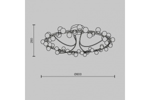 Потолочная люстра Maytoni Tessara MOD081CL-L48G3K - 2