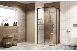 Душевой уголок Ambassador Queen 11011203Black 90x90 - 2