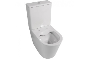 Напольный унитаз Abber Bequem белый с бачком и сиденьем микролифт - 3