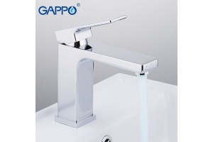 Смеситель для раковины Gappo хром