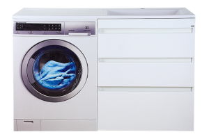 Тумба под стиральную машину Misty Фостер 70 белая глянцевая - 2