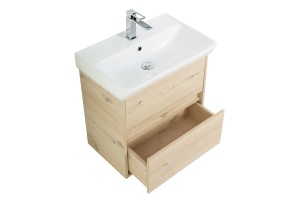 Тумба с раковиной BelBagno Neon 60 светлое дерево - 3