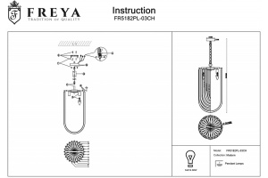 Подвесной светильник Freya Onda FR5182PL-03CH - 3