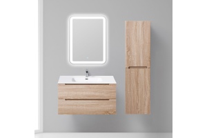 Тумба с раковиной BelBagno Etna 90 rovere bianco - 2