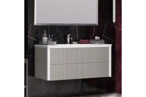 Комплект мебели подвесной Opadiris Рубинно 120 серый - 2