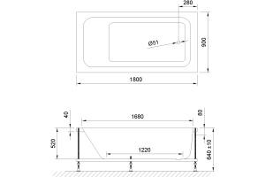 Акриловая ванна Royal Bath Accord 180x90 - 3