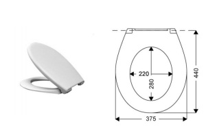 Сиденье для унитаза Ideal Standard Ocean с микролифтом - 2