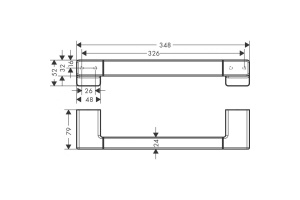 Поручень AddStoris Hansgrohe 41744340 - 2