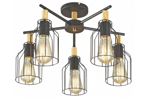 Люстра на штанге Escada Texas 469/5PL Black