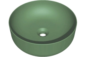 Раковина накладная Kerasan Nolita 40 зеленый матовый (534411)