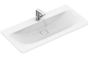 K083901 TONIC II Умывальник 80 см, 1 отверстие под смеситель, керамическая накладка слива (1 шт. в комплекте). Для монтажа с мебелью Tonic II