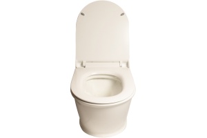 Унитаз подвесной SantiLine SL-5009 безободковый, с микролифтом - 3