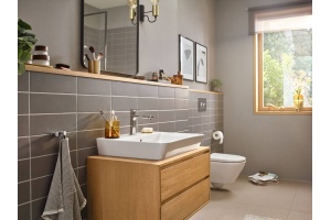 Смеситель для раковины Hansgrohe Rebris E с донным клапаном хром - 3