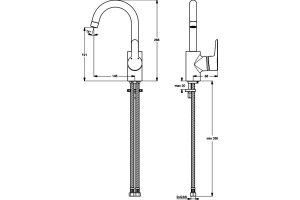 Смеситель для раковины Ideal Standard Connect хром (B9933AA) - 2