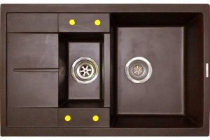 Мойка кухонная Lava D4 coffee (кофе) - 2