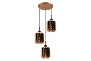 Подвесной светильник LUMINA DECO Alacosmo LDP 6811-3 RD GD