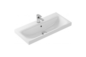 Мебельная раковина Misty Moduo 80 белая глянцевая