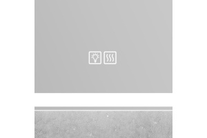 Зеркало BelBagno 90х80 с подсветкой, подогревом (SPC-GRT-900-800-LED-TCH-WARM) - 2