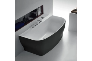 Акриловая ванна BELBAGNO 165х78 черный (BB74-NERO-W0) - 2