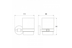 Подстаканник одинарный IDDIS Gezanne (L093) - 2