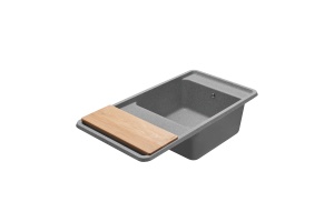 Мойка кухонная БЕЛЛИС 97 серый - 2