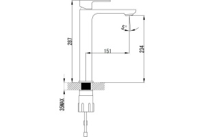 Смеситель Bien Casso BL21003105 для раковины - 2
