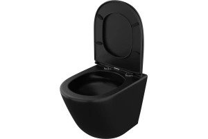 Унитаз подвесной Owl 1975 Vind Cirkel-H черный матовый (OWLT190305) - 2