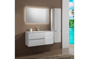 Комплект мебели Sanvit Кубэ-2 70 белый глянец