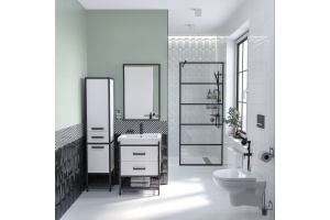 Полка DIWO Смоленск П16191 черный муар - 2