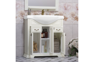 Тумба под раковину Opadiris Риспекто 80 слоновая кость - 2