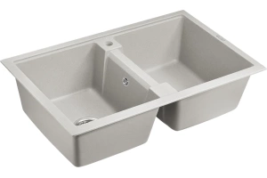 Мойка кухонная Paulmark Zwilling 81 серый матовый - 2