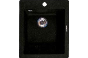 Мойка кухонная Lava Q3 lava (черный металлик)