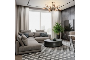 Люстра на штанге Escada Desire 10165/12PL Copper - 2