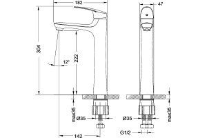 Смеситель для раковины Lemark Linara LM0409C хром - 3
