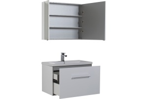 Мебель для ванной Aquanet Порто 80 белая - 3