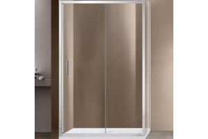 Душевой уголок Vincea Garda 110х90 хром стекло прозрачное