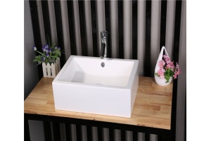 Раковина накладная Ceramalux N 51 белый (9129) - 2