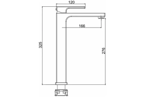 Смеситель для раковины Gappo оружейная сталь - 3