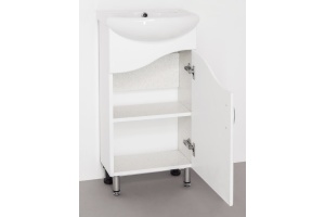 Мебель для ванной Style Line Эко Волна №2 40 белая - 3