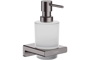 Дозатор для жидкого мыла Hansgrohe AddStoris шлифованный черный хром