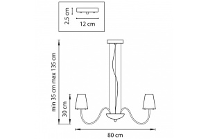 Подвесная люстра Lightstar Diafano 758082 - 3